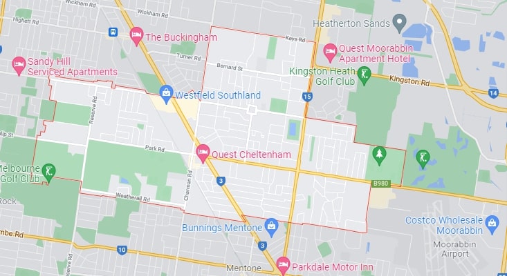 Cockatoo map area