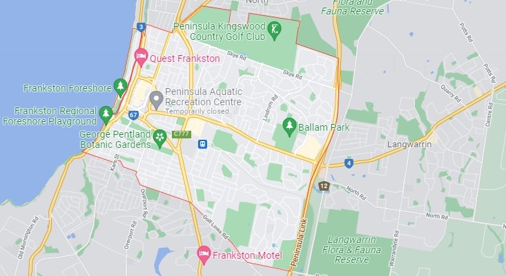 Frankston map area